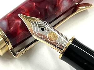 F515-H22-189◎Pelikan ペリカン 万年筆 ペリカン ペン先 14C 585 M ブランド文房具 筆記用具 ①