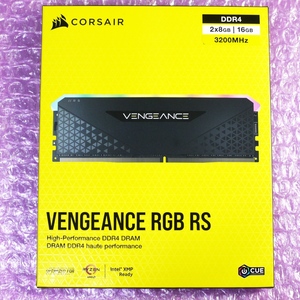  CORSAIR VENGEANCE RGB RS DDR4 メモリ DDR4-3200Mhz 8GB×2枚 16GB (RGB対応メモリ) (CMG16GX4M2E3200C16)