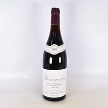 1円～★フレデリック エスモナン ブルゴーニュ ル ジュヌヴリエール 2002年 赤 750ml 12% Frederic Esmonin L170688_画像2