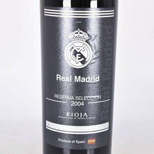 1円～★レアル マドリード レゼルヴァ セレクション 2004年 赤 750ml 13.5% スペイン Real Madrid Official L170113