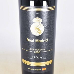 1円～★レアル マドリード ゴールド クラブ レゼルヴァ 2005年 赤 750ml 13.5% スペイン Real Madrid Official L170115