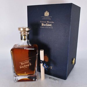 1円～★ジョニーウォーカー＆サンズ キングジョージ 5世 ＊冊子 箱付 750ml 43% スコッチ JOHNNIE WALKER King George V L240144