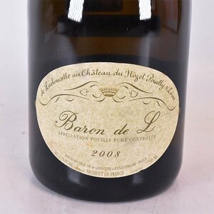 1円～★ドゥ ラドゥセット バロン ドゥ エル プイィ フュメ 2008年 白 ※ 750ml 12.5% フランス Baron de L L240125