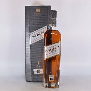 1円～★ジョニーウォーカー プラチナムラベル 18年 ＊箱付 ※ 700ml 40% スコッチウイスキー JOHNNIE WALKER L240313