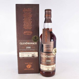 1円～★グレンドロナック 20年 1990-2010 PX シェリー_パンチョン ＊箱付 700ml 52.6% ハイランド GLENDRONACH A010481