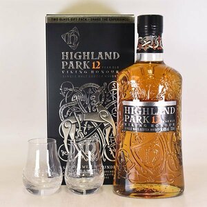 ★ハイランドパーク 12年 ヴァイキング オナー ＊グラス 箱付 700ml 40% アイランズ HIGHLAND PARK VIKING HONOUR A010235