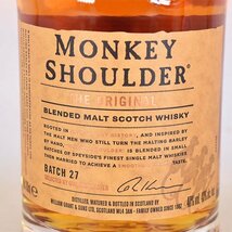 1円～★モンキー ショルダー バッチ27 700ml 40% スコッチウイスキー MONKEY SHOULDER A010356_画像2