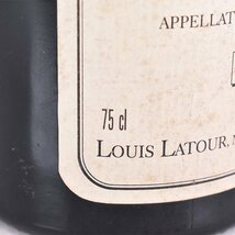 ★ルイ ラトゥール アロース コルトン ドメーヌ ラトゥール 1992年 赤 750ml 13.5% LOUIS LATOUR A010743_画像7