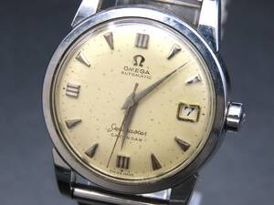 1円～! ジャンク品 稼動有★正規品 OMEGA オメガ 2849.8SC シーマスター カレンダー 自動巻き Cal.503 デイト メンズ腕時計 TTKLG40793