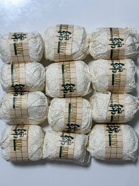 手芸　ハンドメイド　毛糸　ニッケ　綿　コットン　40g 12玉　中古品 未使用品