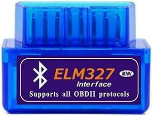 即納 ELM327 v1.5 自動車 故障診断機 OBD2スキャンツール 診断機能対応の無線アダプター 電気自動車はサポートしません。