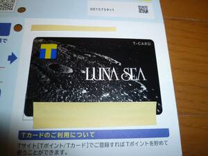 新品・未登録 LUNA SEA デザインTカード