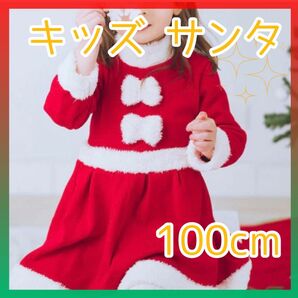 サンタ 100サイズ 女の子 コスプレ サンタクロース衣装 子ども 子供 キッズ