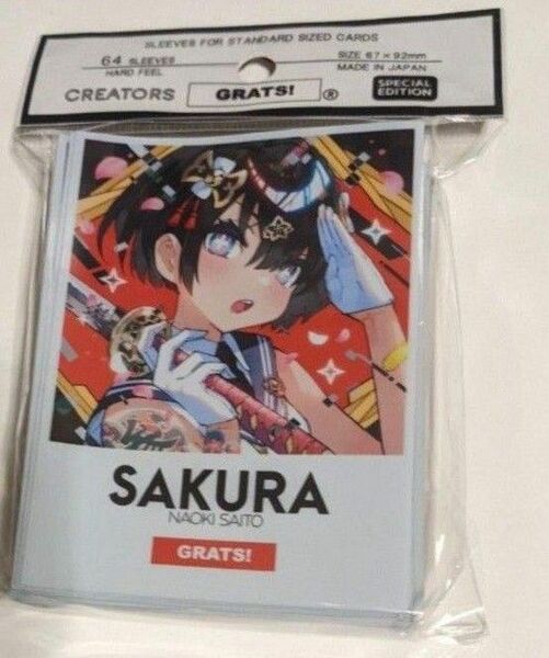 新品未使用 GRATS! SAKURA さいとうなおき スリーブ GRATS