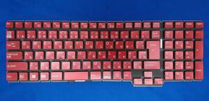 [ new goods * domestic sending ]FUJITSU LIFEBOOK AH53/E3,AH55/E3,AH55/F3,AH58/E3,AH77,E3 for Japanese keyboard red ( red ) backlight less 