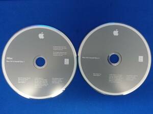 Apple iMac用 Mac OS X Install Disc 2枚組 10.4.10 Tiger 2007 インストールディスク リカバリディスク