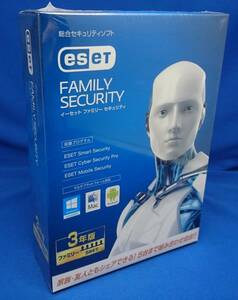 【未開封】ESET FAMILY SECURITY 3年版 5台まで イーセット・ファミリー・セキュリティ ジャンク