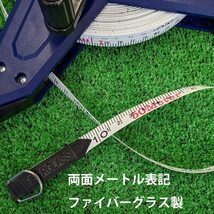 巻尺 メジャー 50m テープメジャー スケール ハンドル式 測量用品 強化ファイバーグラス _画像5