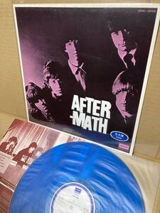 PROMO L20P 1016！BLUE VINYL！美盤LP！Rolling Stones / Aftermath Polydor 見本盤 プロモ MOTHER'S LITTLE HELPER SAMPLE 1981 JAPAN NM