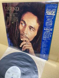 PROMO！美盤LP帯付！ボブ マーリー The Best Of Bob Marley And The Wailers Legend Polystar 28SI-213 見本盤 CATCH A FIRE SAMPLE JAPAN