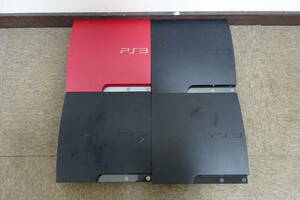  shelves 17*A105 SONY PS3 CECH-3000B 2 pcs //CECH-2000A/CECH-2500A body only 4 pcs. set present condition goods 