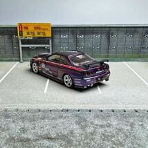 1/64 TIMEMICRO NISSAN 日産　GTR R34 ボンネット開閉可能　マジョーラカラー　フィギュア付き_画像4