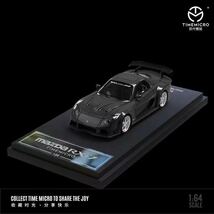 1/64 Timemicro Mazda マツダ RX7 ヴェイルサイド mazda VeilSide 黒_画像1