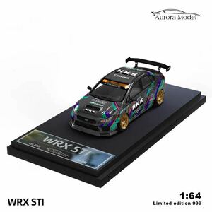 1/64 aurora model subaru スバル WRX STI hks