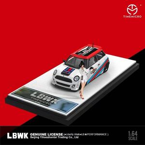 1/64 tm timemicro MINI LBWK ミニクーパー martini フィギュア付き