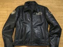 DEGNER 牛革製ライディングレザーJKT Lサイズ 身長168-172cm 良品_画像1