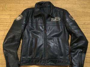 DEGNER 牛革製ライディングレザーJKT Lサイズ 身長168-172cm 良品