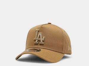 新品 NEW ERA ロゴキャップ 海外限定色オールブラウン ロサンゼルスドジャース