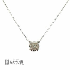 極美品 Samantha Tiara サマンサ ティアラ ダイヤモンド ネックレス K18WG ダイヤ ホワイトゴールド ハート 一粒 ダイヤ ペンダント