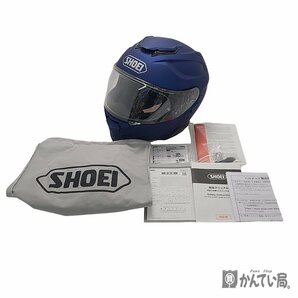 SHOEI ショウエイ GT-AirⅡ ヘルメット マットブルーメタリック Mサイズ フルフェイス 保存袋有り 取扱説明書有り シリコンオイルの画像10