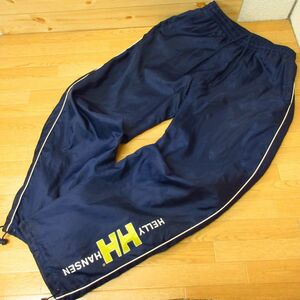 ◎HELLY HANSEN ヘリーハンセン◆ウォームアップパンツ 中綿 防寒 撥水 暖パン アウトドア トレッキング ◆メンズ 紺 Lサイズ◆P3622