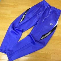 ◎希少 80s！M-L 上下セット！MIZUNO ミズノ MASTERS JAPAN◆ユニフォーム セットアップ ヴィンテージ◆メンズ 紫x白◆B3087_画像5