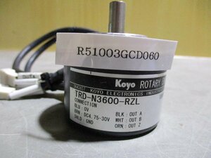 中古 KOYO ROTARY ENCODER TRD-N3600-RZL ロータリエンコーダ TRD-Nシリーズ (R51003GCD060)