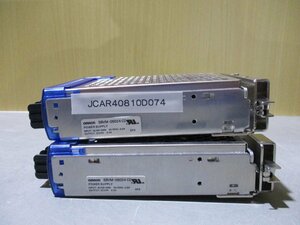 中古 OMRON POWER SUPPLY S8VM-05024CD スイッチング・パワーサプライ AC 100-240V 0.8A DC 24V 2.2A 2個(JCAR40810D074)