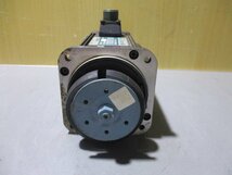 中古 YASKAWA ACサーボモーター?USAMED-03MA1?0.3kW(R50908GHD022)_画像2