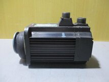 中古 YASKAWA ACサーボモーター?USAMED-03MA1?0.3kW(R50908GHD022)_画像3