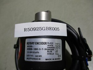 中古 AUTONICS ROTARY ENCODER E50S8-1000-3-T-24 ロータリーエンコーダー(R50925GBE005)