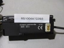 中古 Keyence LV-52 Digital Laser Sensor/LV-H100 T/LV-H100 R(R51004ATC093)_画像3