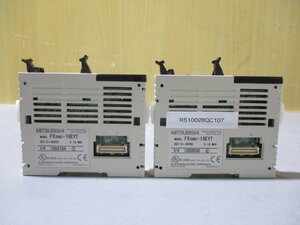 中古 MITSUBISHI PROGRAMMABLE CONTROLLER FX2NC-16EYT 出力増設ブロック 2個(R51002BQC107)