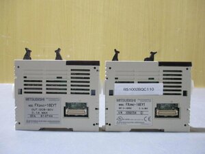 中古 MITSUBISHI PROGRAMMABLE CONTROLLER FX2NC-16EYT 出力増設ブロック 2個(R51002BQC110)