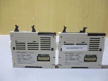 中古 MITSUBISHI PROGRAMMABLE CONTROLLER FX2NC-16EYT 出力増設ブロック 2個(R51002BQC112)_画像1