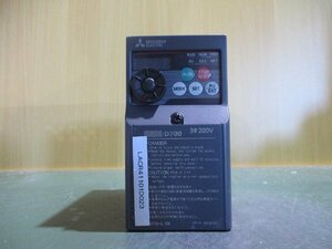 中古 MITSUBISHI FR-D720-0.75K 200V インバーター(LACR41101D023)