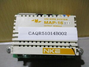 中古 NKE UNI-WIRE SYSTEM OUTPUT MODULE MAP-16 (CAQR51014B002)