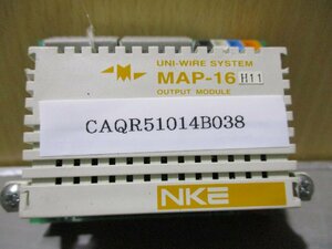 中古 NKE UNI-WIRE SYSTEM OUTPUT MODULE MAP-16 (CAQR51014B038)