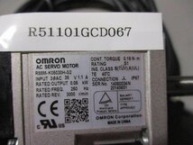 中古 OMRON AC SERVO MOTOR R88M-K05030H-S2 0.05KW (R51101GCD067)_画像6