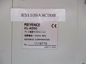 中古 KEYENCE KL-N20C PLC 直結マスタユニット　 (R51109AMC009)